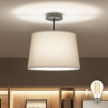 Brilagi - LED opbouwplafondlamp CERIA 1xE27/60W/230V Ø 30 cm zwart/grijs