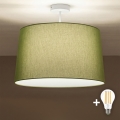 Brilagi - LED opbouwplafondlamp CERIA 1xE27/60W/230V Ø 45 cm wit/groen