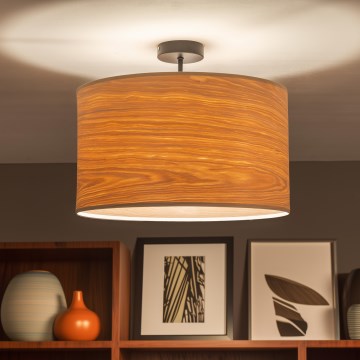 Brilagi - LED opbouwplafondlamp CERIA 1xE27/60W/230V Ø 45 cm zwart/beige