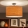 Brilagi - LED opbouwplafondlamp CERIA 1xE27/60W/230V Ø 45 cm zwart/beige