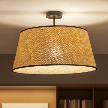 Brilagi - LED opbouwplafondlamp CERIA 1xE27/60W/230V Ø 50 cm zwart/beige