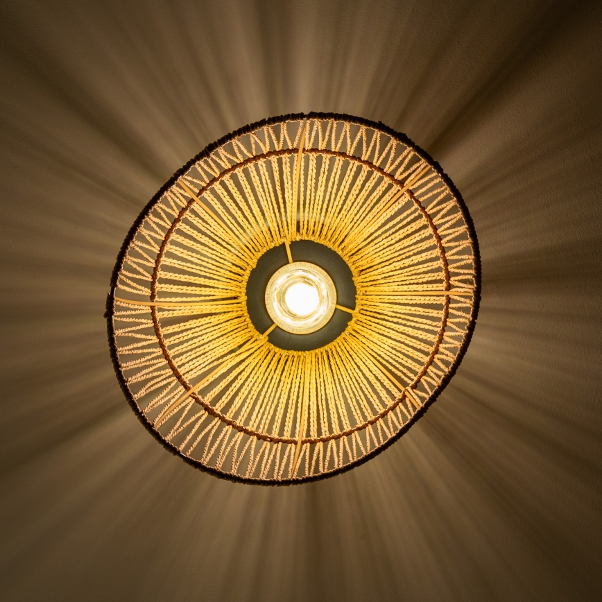 Brilagi - LED opbouwplafondlamp CERIA BOHO 1xE27/40W/230V Ø 30 cm bruin