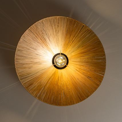 Brilagi - LED opbouwplafondlamp CERIA BOHO 1xE27/40W/230V Ø 60 cm raffia