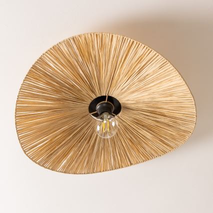 Brilagi - LED opbouwplafondlamp CERIA BOHO 1xE27/40W/230V Ø 60 cm raffia