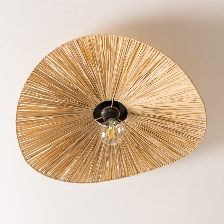 Brilagi - LED opbouwplafondlamp CERIA BOHO 1xE27/40W/230V Ø 60 cm raffia