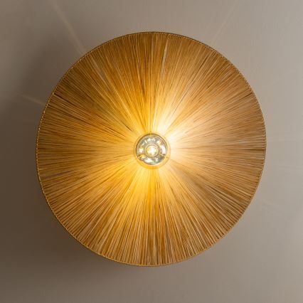 Brilagi - LED opbouwplafondlamp CERIA BOHO 1xE27/40W/230V Ø 80 cm raffia