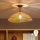 Brilagi - LED opbouwplafondlamp CERIA BOHO 1xE27/60W/230V Ø 50 cm zwart/bruin