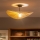 Brilagi - LED Opbouwplafondlamp CERIA BOHO 1xE27/60W/230V Ø 60 cm zwart/beige
