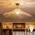 Brilagi - LED opbouwplafondlamp CERIA BOHO 1xE27/60W/230V Ø 70 cm zwart/beige