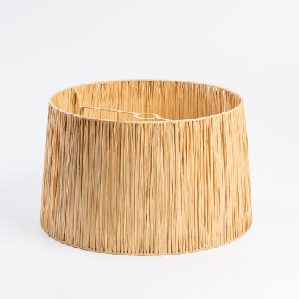 Brilagi - LED Opbouwplafondlamp CERIA BOHO 1xE27/60W/230V Ø50 cm zwart/raffia