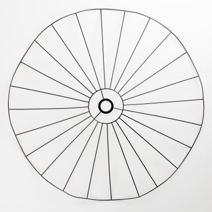 Brilagi - LED opbouwplafondlamp CERIA WIRE 1x E27/40W/230V Ø 80 cm zwart/eiken