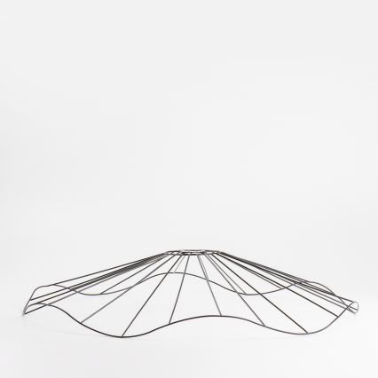 Brilagi - LED opbouwplafondlamp CERIA WIRE 1x E27/40W/230V Ø 80 cm zwart/eiken