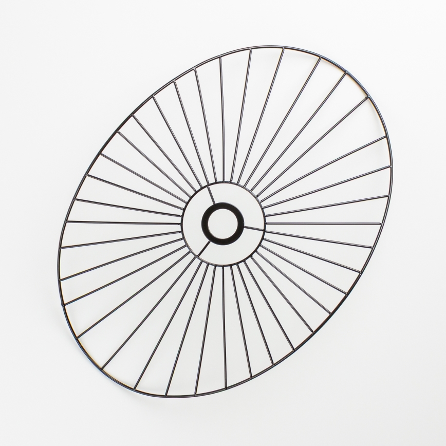 Brilagi - LED opbouwplafondlamp CERIA WIRE 1xE27/40W/230V 40x56 cm zwart/eiken