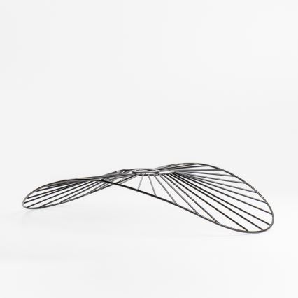 Brilagi - LED opbouwplafondlamp CERIA WIRE 1xE27/40W/230V 40x56 cm zwart/eiken