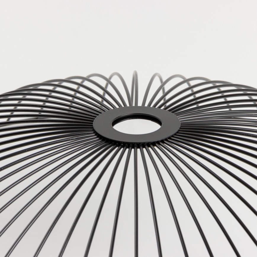 Brilagi - LED opbouwplafondlamp CERIA WIRE 1xE27/40W/230V Ø 60 cm zwart/eik