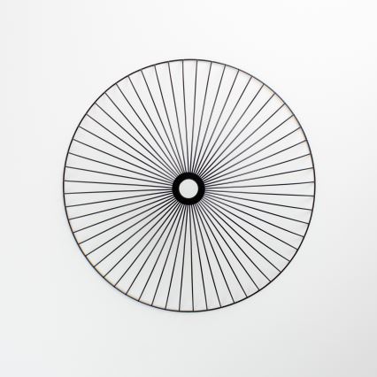 Brilagi - LED opbouwplafondlamp CERIA WIRE 1xE27/40W/230V Ø 60 cm zwart/eik