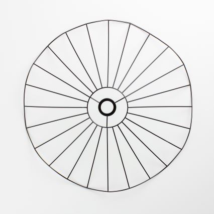 Brilagi - LED opbouwplafondlamp CERIA WIRE 1xE27/40W/230V Ø 60 cm zwart/eiken