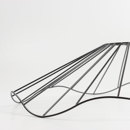 Brilagi - LED opbouwplafondlamp CERIA WIRE 1xE27/40W/230V Ø 60 cm zwart/eiken