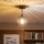 Brilagi - LED Opbouwplafondlamp CERIA WIRE 1xE27/60W/230V Ø21 cm zwart
