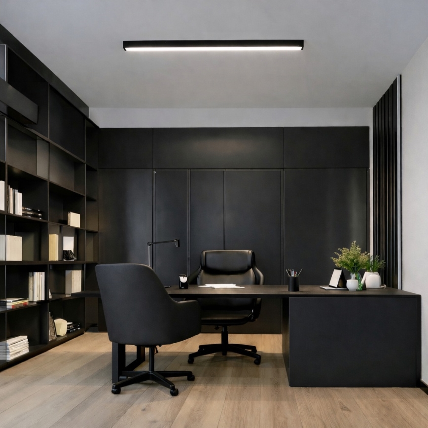 Brilagi - LED plafondlamp (opbouw) FULLDAY LED/20/30/40W/230V 2700/4000/6000K 120 cm zwart