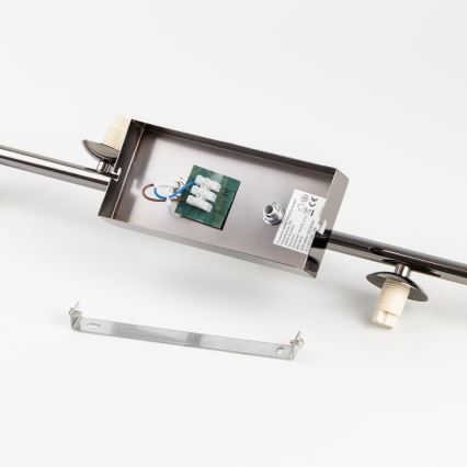 Brilagi - LED opbouwplafondlamp MILLA 7xG9/3W/230V zwart chroom/rookglas