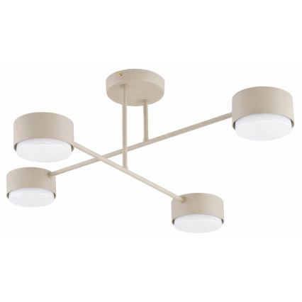 Brilagi - LED opbouwplafondlamp MONO 4xGX53/30W/230V beige