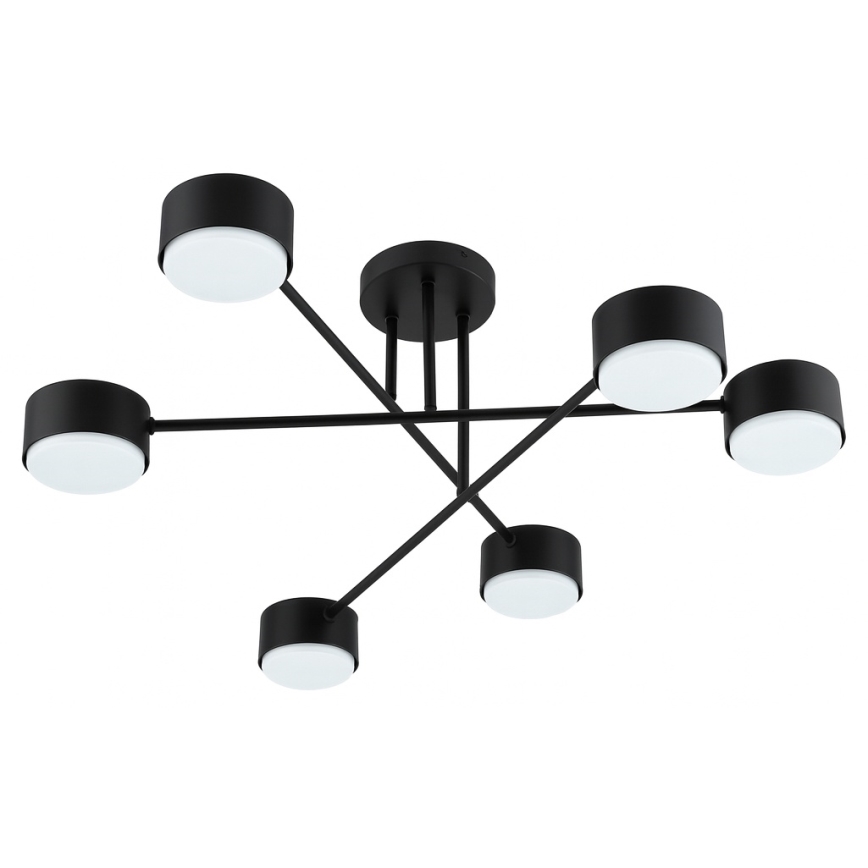 Brilagi - LED opbouwplafondlamp MONO 6xGX53/30W/230V zwart