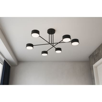 Brilagi - LED opbouwplafondlamp MONO 6xGX53/30W/230V zwart