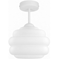 BRILAGI - LED opbouwplafondlamp RETRO GLASS 1xE27/60W/230V Ø 20 cm wit
