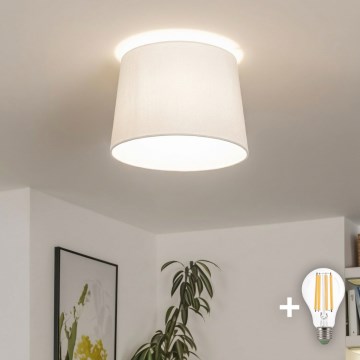 Brilagi - LED-opbouwplafonnière CERIA 1xE27/40W/230V Ø 30 cm wit