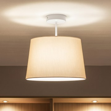 Brilagi - LED-opbouwplafonnière CERIA 1xE27/60W/230V Ø 30 cm wit/beige