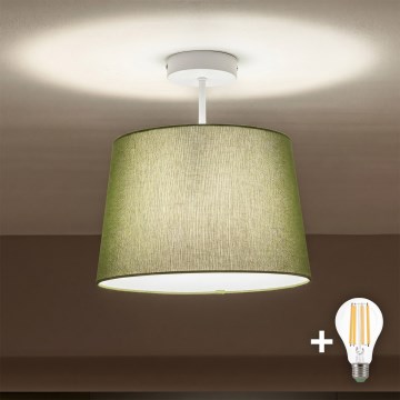 Brilagi - LED opbouwplafonnière CERIA 1xE27/60W/230V Ø 30 cm wit/groen