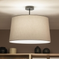 Brilagi - LED-opbouwplafonnière CERIA 1xE27/60W/230V Ø 45 cm zwart/grijs