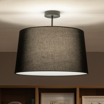 Brilagi - LED opbouwplafonnière CERIA 1xE27/60W/230V Ø 45 cm zwart