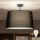 Brilagi - LED opbouwplafonnière CERIA 1xE27/60W/230V Ø 45 cm zwart