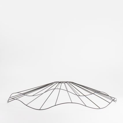 Brilagi - LED opbouwplafonnière CERIA WIRE 1xE27/40W/230V Ø 80 cm zwart/eiken