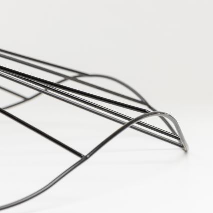 Brilagi - LED opbouwplafonnière CERIA WIRE 1xE27/40W/230V Ø 80 cm zwart/eiken