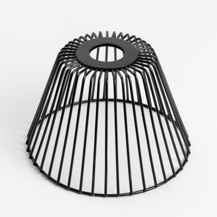 Brilagi - LED opbouwplafonnière CERIA WIRE 1xE27/40W/230V Ø 80 cm zwart/eiken