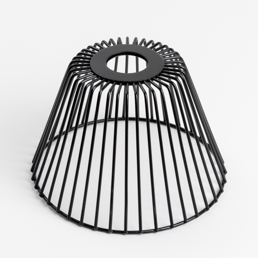 Brilagi - LED opbouwplafonnière CERIA WIRE 1xE27/40W/230V Ø 80 cm zwart/eiken