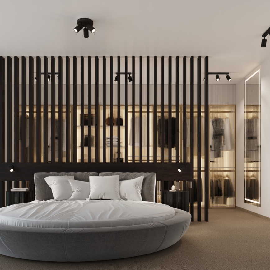 Brilagi - LED opbouwspot CRESTO 2xGU10/10W/230V zwart