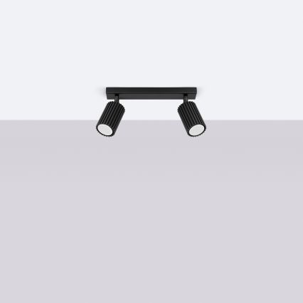 Brilagi - LED opbouwspot CRESTO 2xGU10/10W/230V zwart