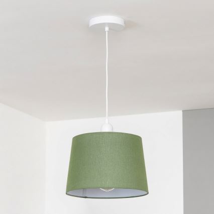 Brilagi - LED-pendellamp aan kabel CERIA 1xE27/40W/230V Ø 30 cm groen
