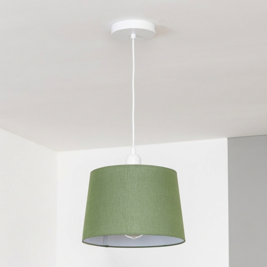 Brilagi - LED-pendellamp aan kabel CERIA 1xE27/40W/230V Ø 30 cm groen