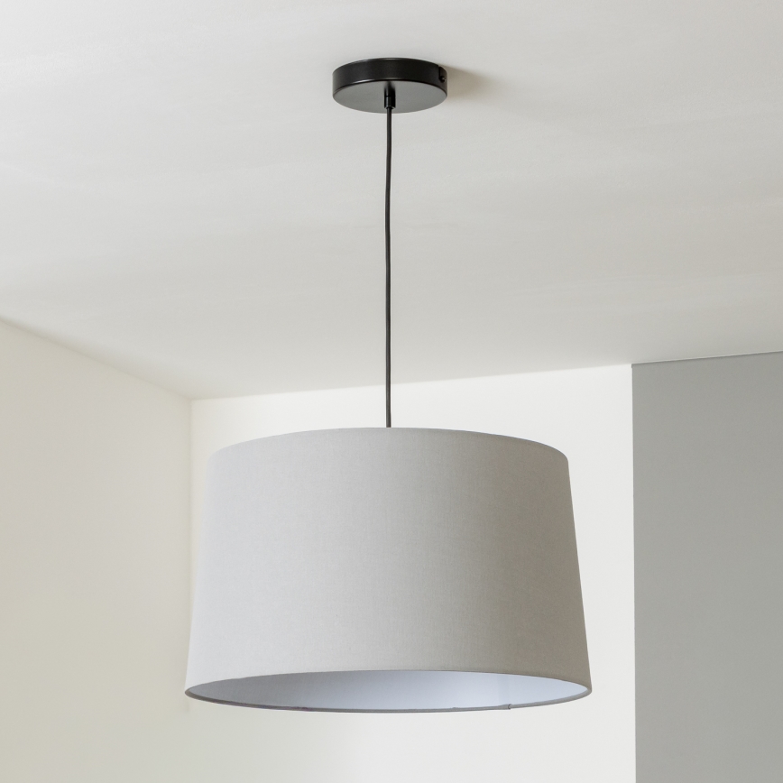 Brilagi - LED-pendellamp aan kabel CERIA 1xE27/40W/230V Ø 45 cm grijs