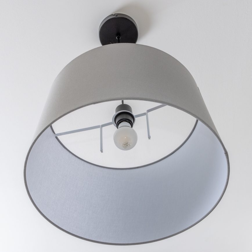 Brilagi - LED-pendellamp aan kabel CERIA 1xE27/40W/230V Ø 45 cm grijs
