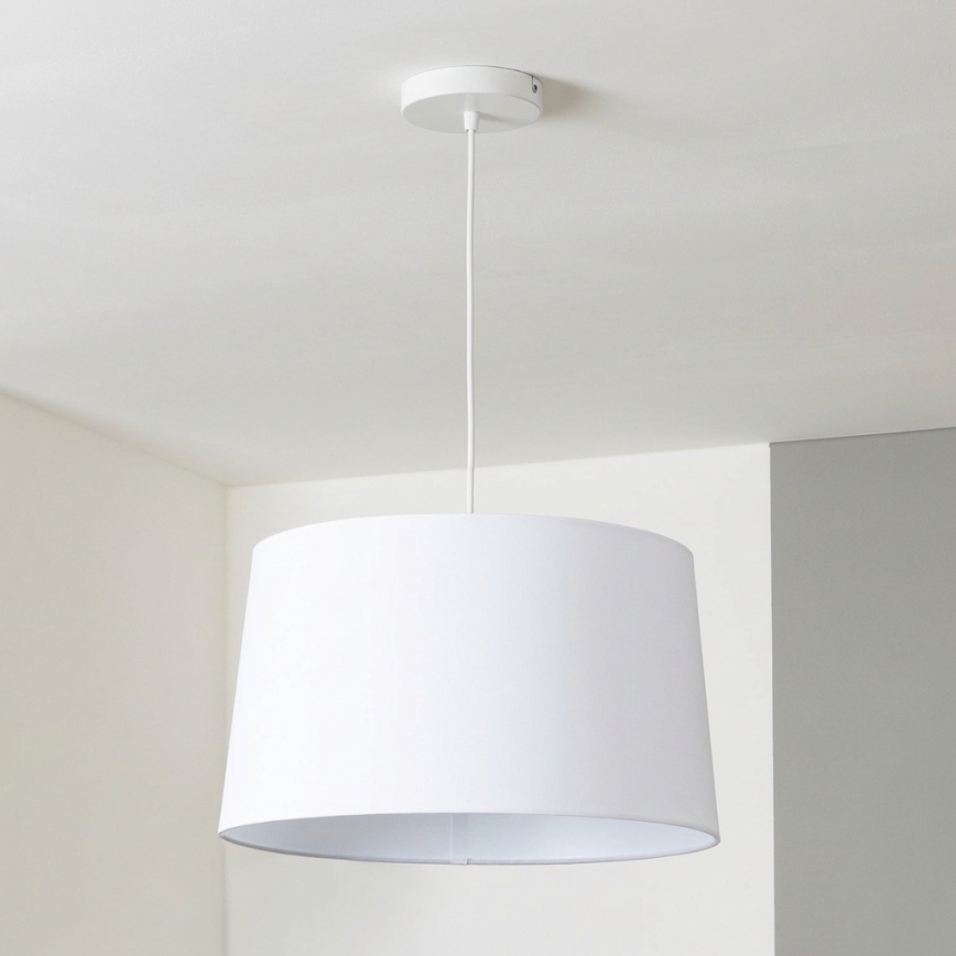 Brilagi - LED-pendellamp aan kabel CERIA 1xE27/40W/230V Ø 45 cm wit