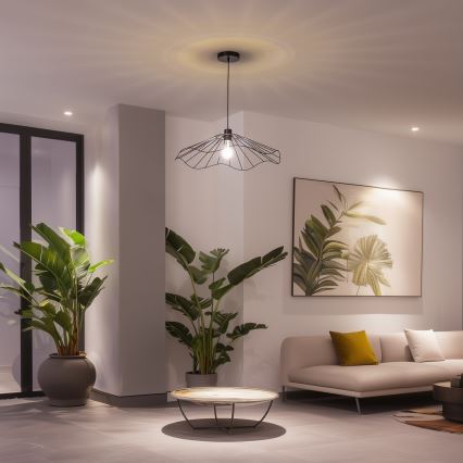 Brilagi - LED-pendellamp aan kabel CERIA WIRE 1xE27/40W/230V Ø 60 cm zwart