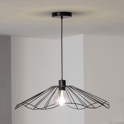 Brilagi - LED-pendellamp aan kabel CERIA WIRE 1xE27/40W/230V Ø 60 cm zwart