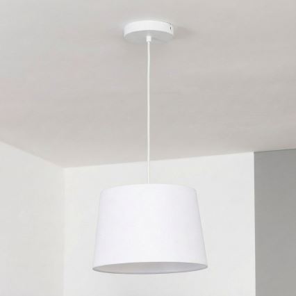 Brilagi - LED-pendellamp CERIA aan kabel 1xE27/40W/230V Ø 30 cm wit