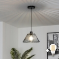 BRILAGI - LED-pendellamp CERIA WIRE 1x E27/40W/230V Ø 30 cm zwart